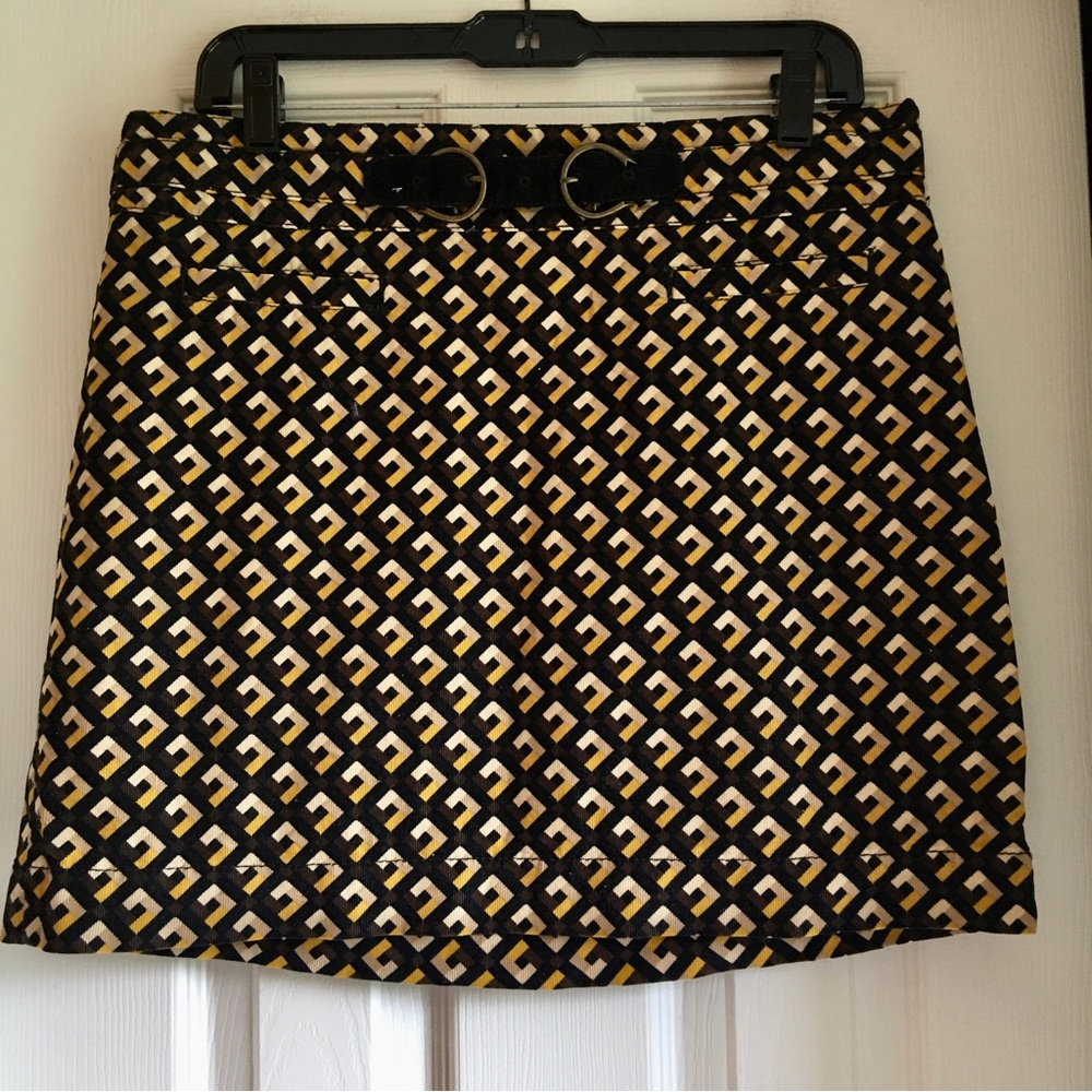 Retro Loft Geometric Pattern Skirt! - image 1